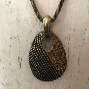 Lia Sophia - Cut Crystal Matte Gold Necklace